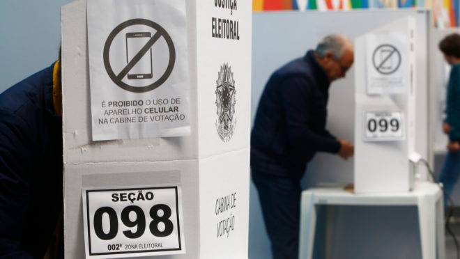 Votação nas eleições de 2018.