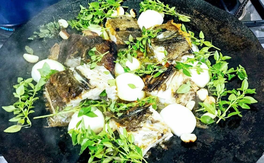 Bacalhau à Moda do Chef é um dos pratos de Hermes Custódio. Foto: Divulgação Bacalhau à Moda do Chef é um dos pratos de Hermes Custódio. Foto: Divulgação