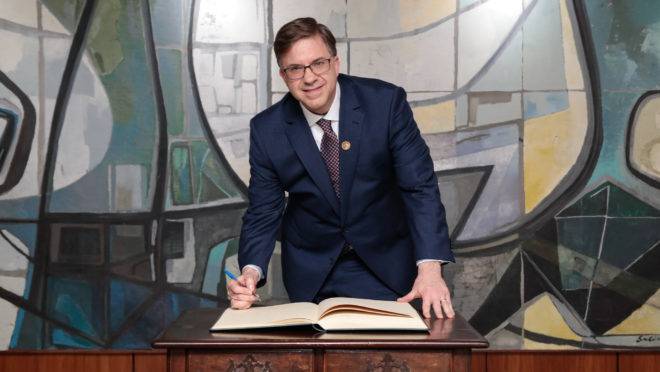 O novo embaixador dos Estados Unidos no Brasil, Todd Crawford Chapman.
