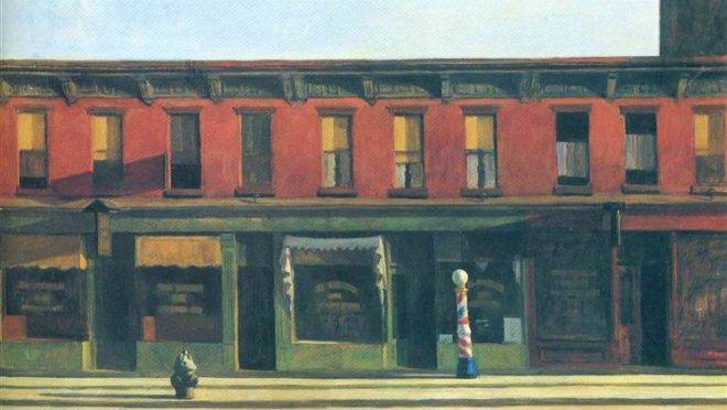 “Manhã de Domingo”. Edward Hopper, 1930