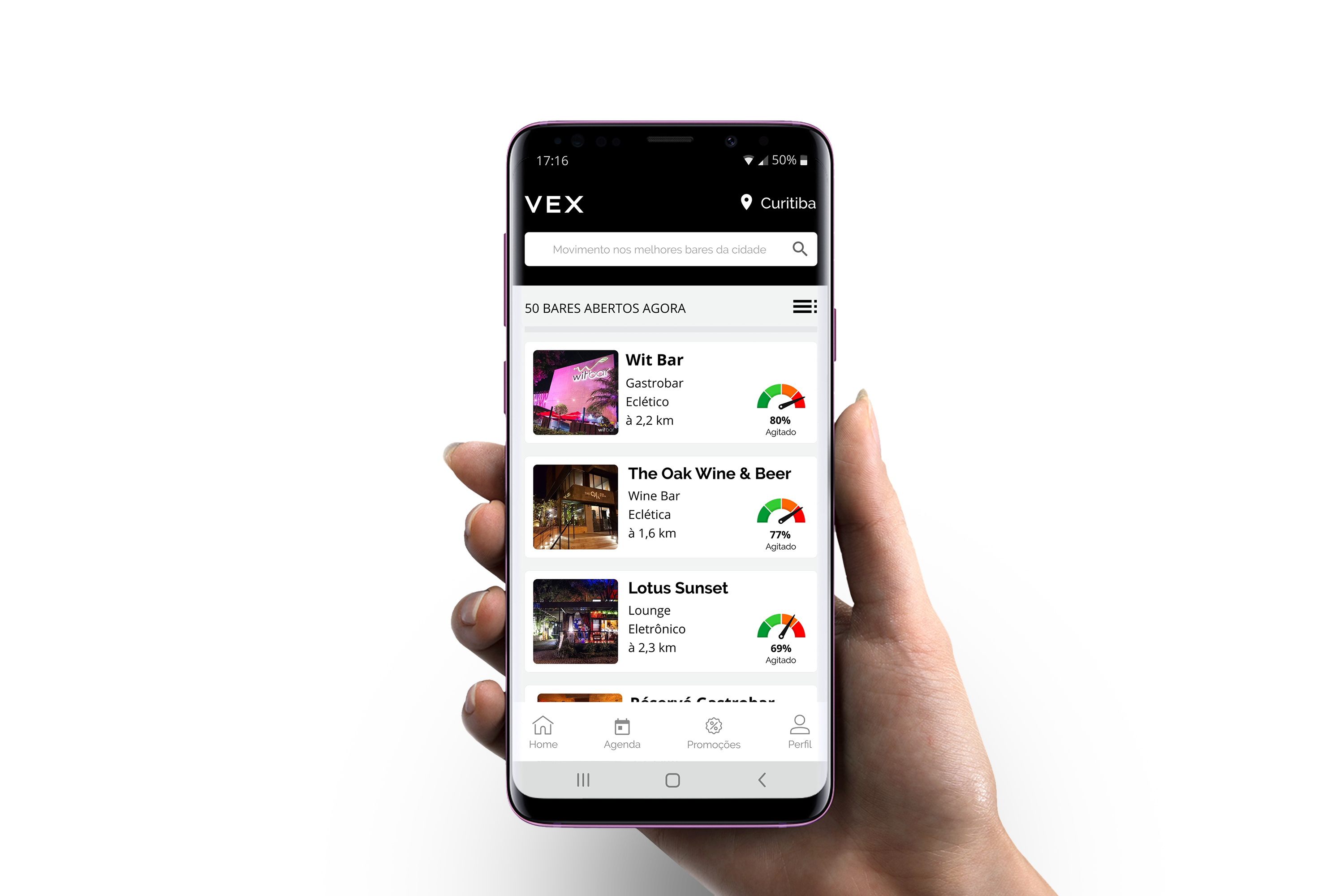 O app oferece um panorama completo sobre o bar, cardápio e programação musical. Foto: Divulgação O app oferece um panorama completo sobre o bar, cardápio e programação musical. Foto: Divulgação