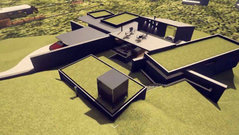Vista geral dos módulos que compõem o imóvel. Imagem: Divulgação/Y Arquitetos Vista geral dos módulos que compõem o imóvel. Imagem: Divulgação/Y Arquitetos