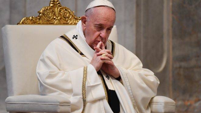 Papa Francisco pede “contágio da esperança” para vencer o coronavírus