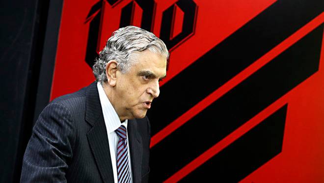 Presidente do Athletico, Mario Celso Petraglia.