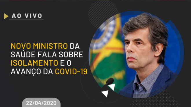 Nelson Teich fala pela primeira vez em entrevista coletiva. Ministro da Saúde apresenta números detalhados do coronavírus, além de falar sobre isolamento.