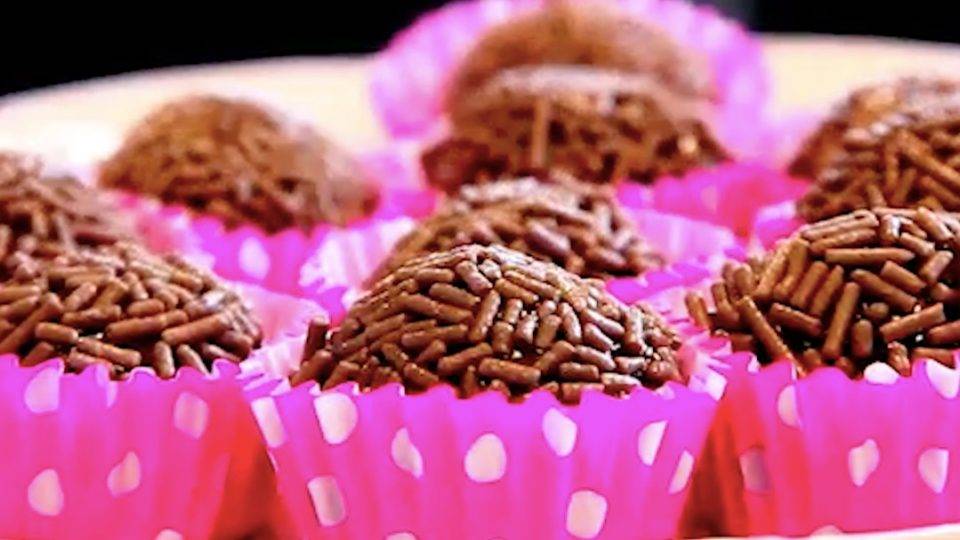 Brigadeiro tradicional.