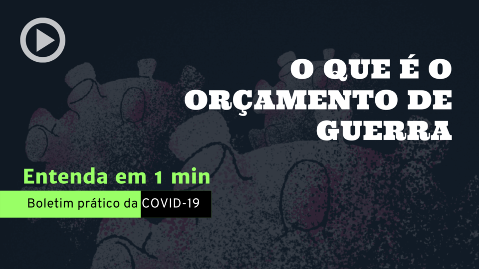 A PEC do Orçamento de Guerra cria uma espécie de "Orçamento paralelo". Ela separa os gastos públicos do governo para combate ao coronavírus do Orçamento oficial da União.