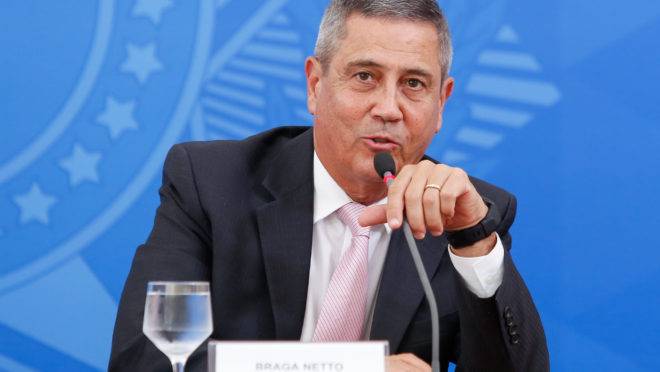 Chefe da Casa Civil, ministro Braga Netto