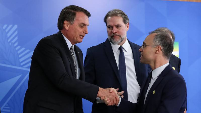 Jair Bolsonaro e André Mendonça