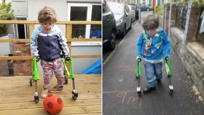 Frank Mills se inspirou na história de Tom Moore que aos 99 anos deu voltas no jardim de casa para ajudar o sistema de saúde britânico