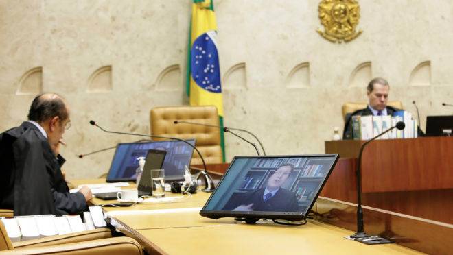 Sessão do STF realizada por videoconferência