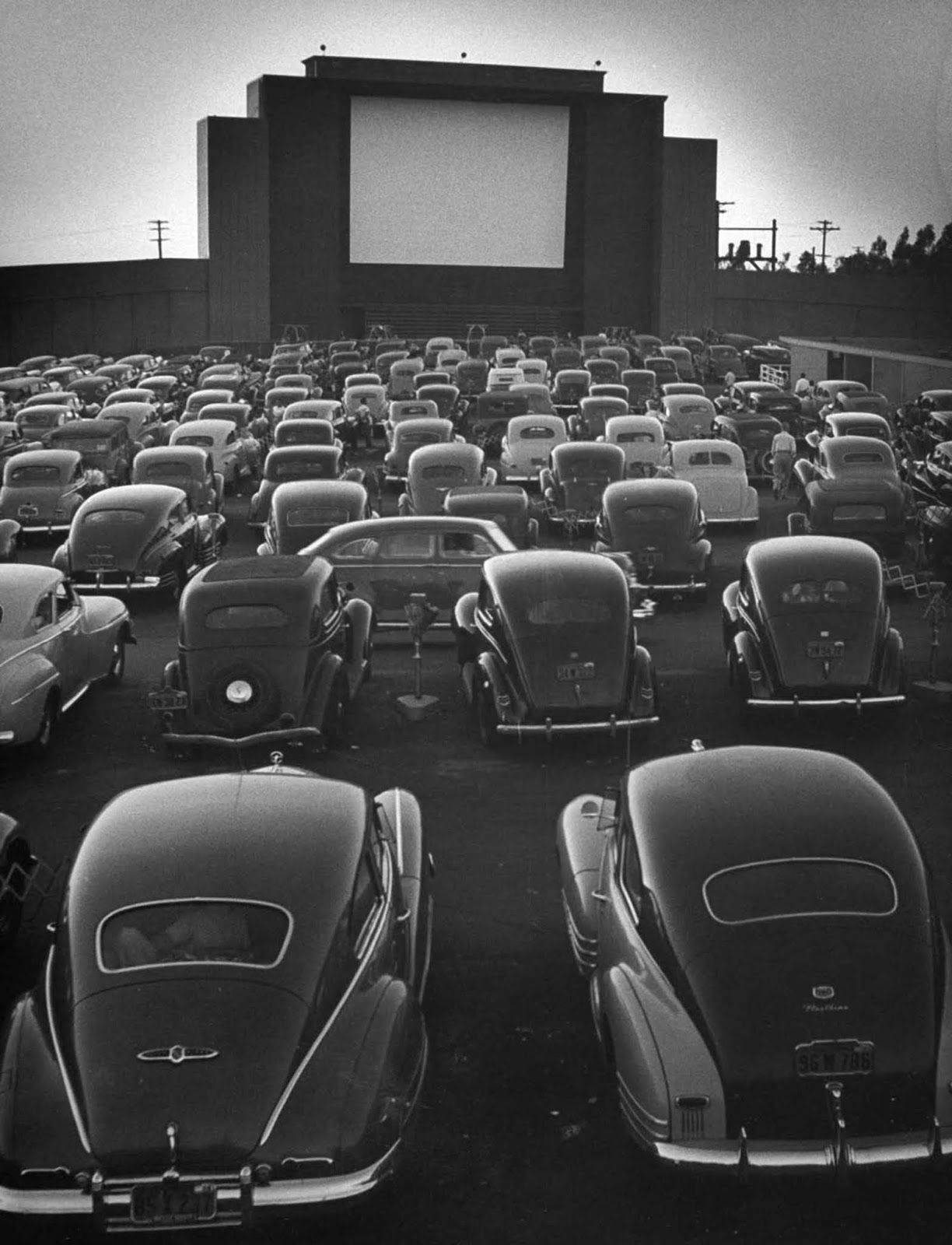 Cinema drive-in nos Estados Unidos.