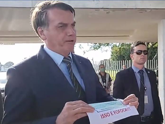 O presidente da República, Jair Bolsonaro