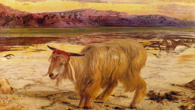O bode expiatório de William Holman Hunt.