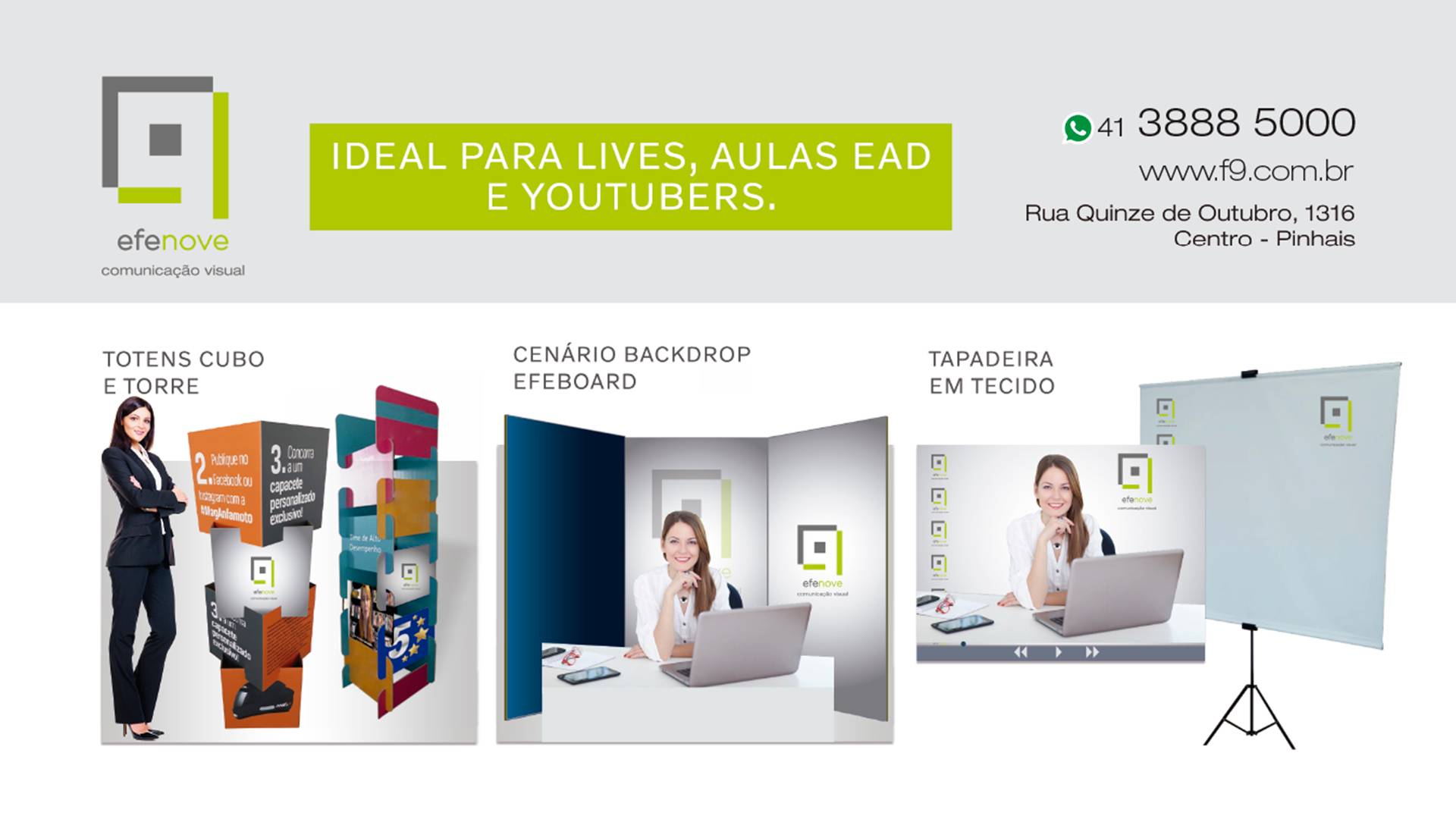 Linha de expositores Efenove