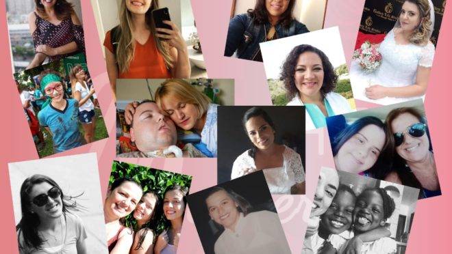 Foto das mulheres que já contaram suas histórias para a página