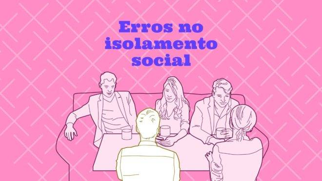 O isolamento social deve ser seguido à risca por quem não têm necessidade de sair de casa