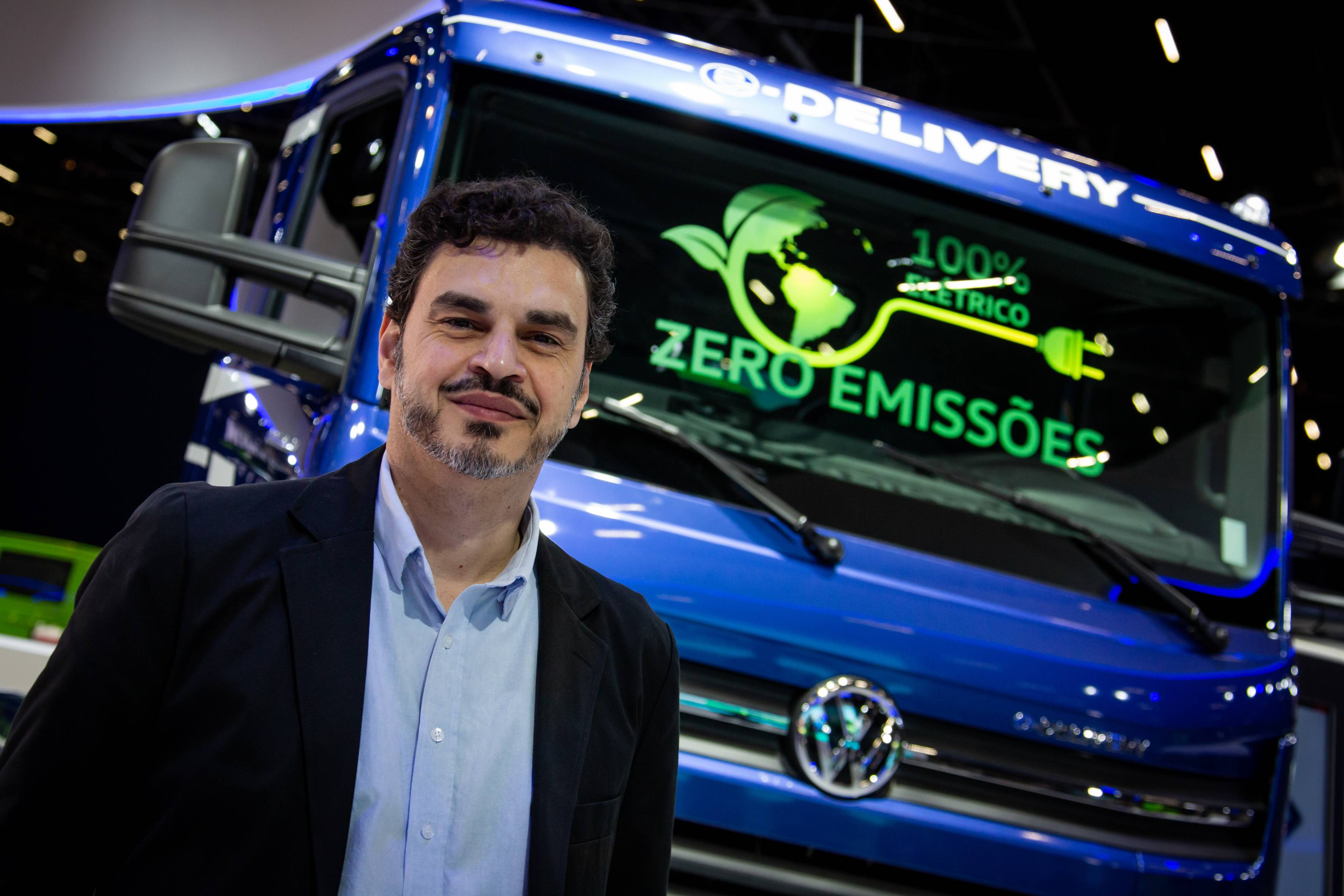 Walter Pellizzari Junior, gerente de estratégia corporativa e planejamento e-Mobility da VW Caminhões e Ônibus. Walter Pellizzari Junior, gerente de estratégia corporativa e planejamento e-Mobility da VW Caminhões e Ônibus.