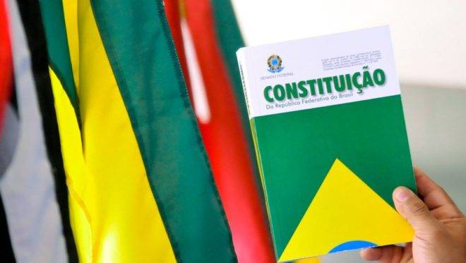 Atual Constituição brasileira, promulgada em 1988