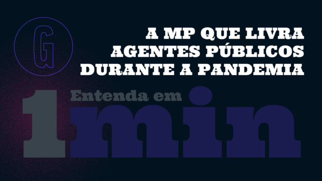 O presidente Jair Bolsonaro editou uma medida provisória que isenta agentes públicos por ação e omissão em atos relacionados à pandemia do novo coronavírus