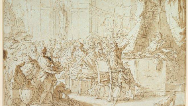 “A espada de Dâmocles”, do artista italiano Giuseppe Piattoli