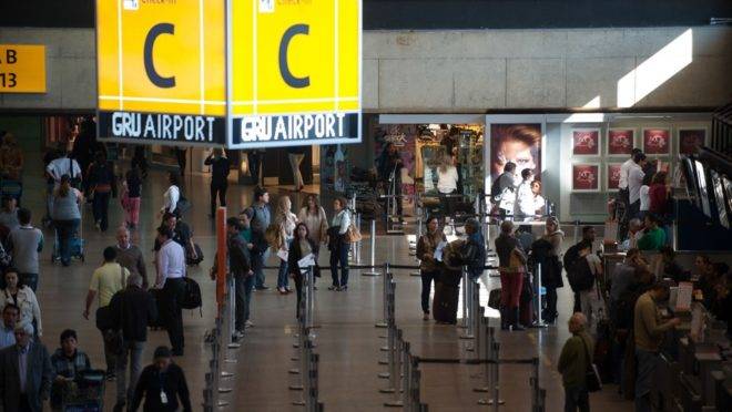 Coronavírus no carnaval: fronteiras aéreas, Aeroporto de Guarulhos