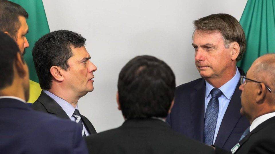 Celso de Mello prorroga por mais 30 dias inquérito Moro X Bolsonaro Sergio Moro e Jair Bolsonaro