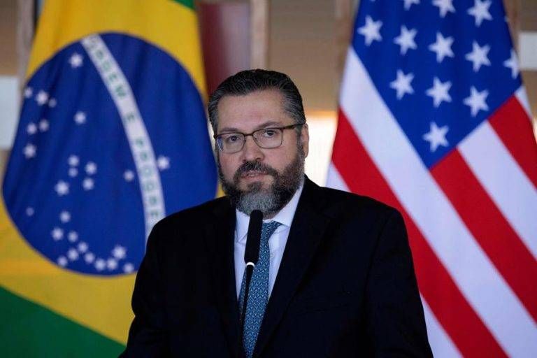 O Ministro das Relações Exteriores, Ernesto Araújo