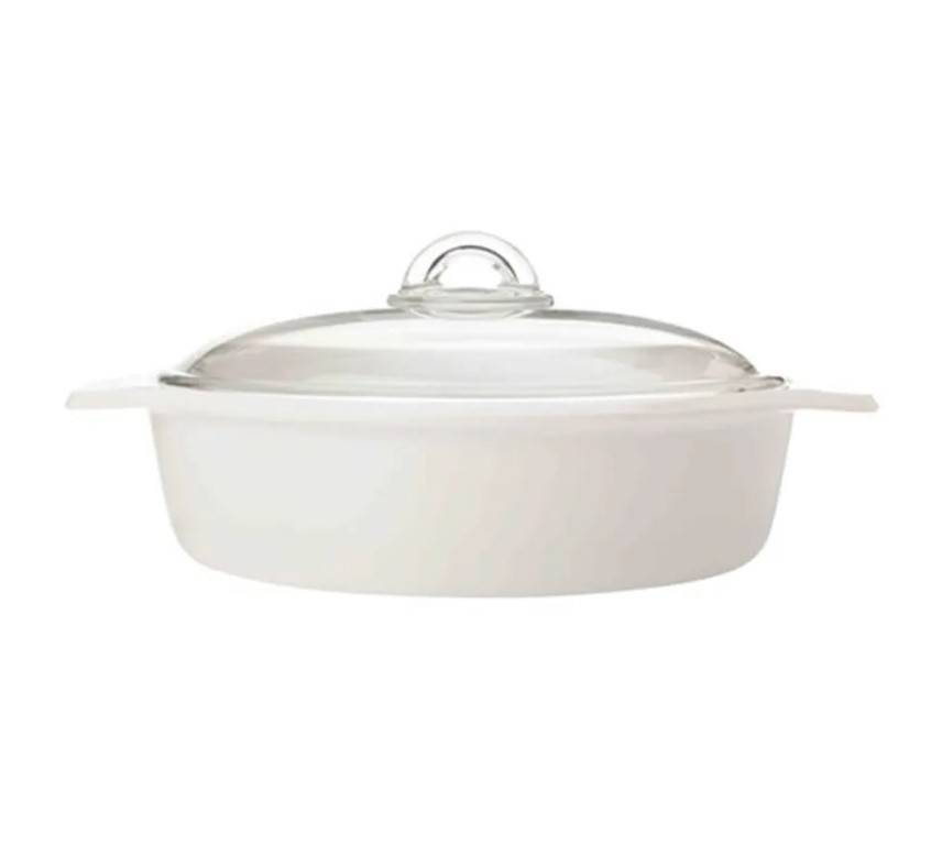 Caçarola redonda em cerâmica branca Maxwell & Williams. Por: R$ 299, na Spicy. Caçarola redonda em cerâmica branca Maxwell & Williams. Por: R$ 299, na Spicy.