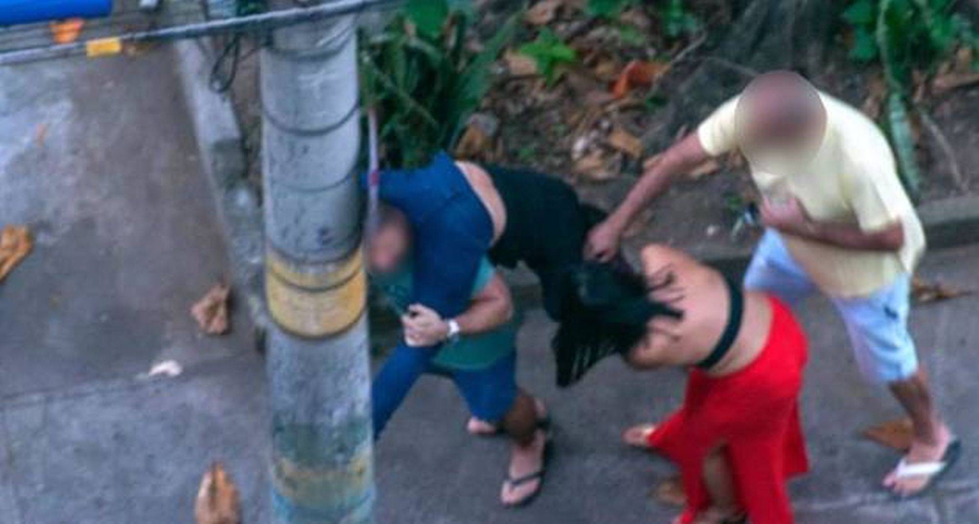 Imagens mostram médica sendo espancada