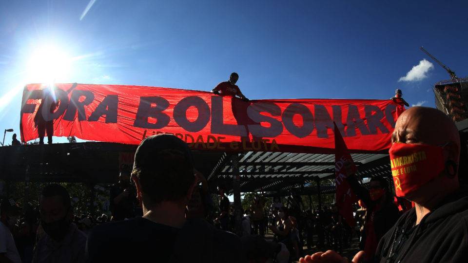 Protesto contra Bolsonaro em São Paulo, em 07/06/2020