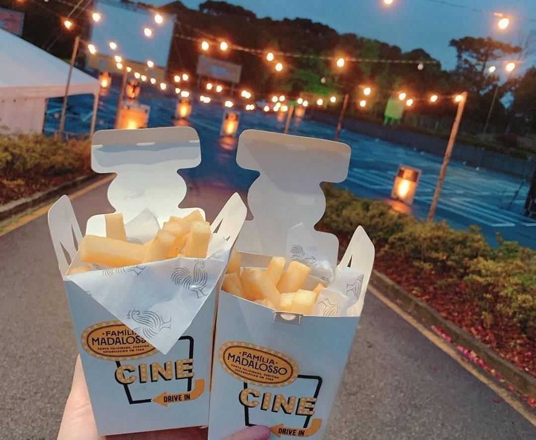 A polenta é uma das atrações do cine drive-in da Família Madalosso. Foto: Divulgação/Família Madalosso A polenta é uma das atrações do cine drive-in da Família Madalosso. Foto: Divulgação/Família Madalosso