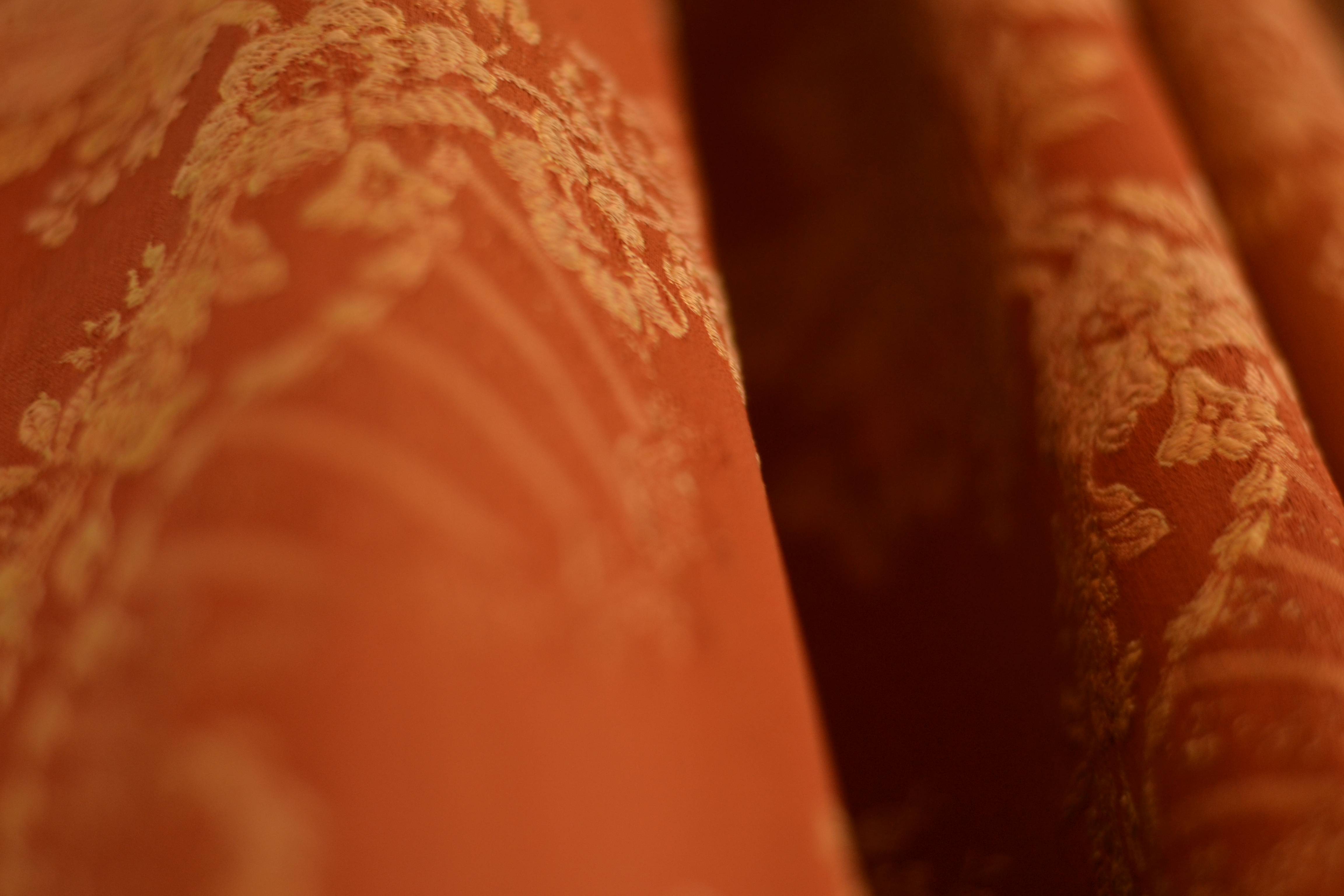 Detalhe das cortinas do Palacete dos Leões. Foto: Divulgação/BRDE Detalhe das cortinas do Palacete dos Leões. Foto: Divulgação/BRDE