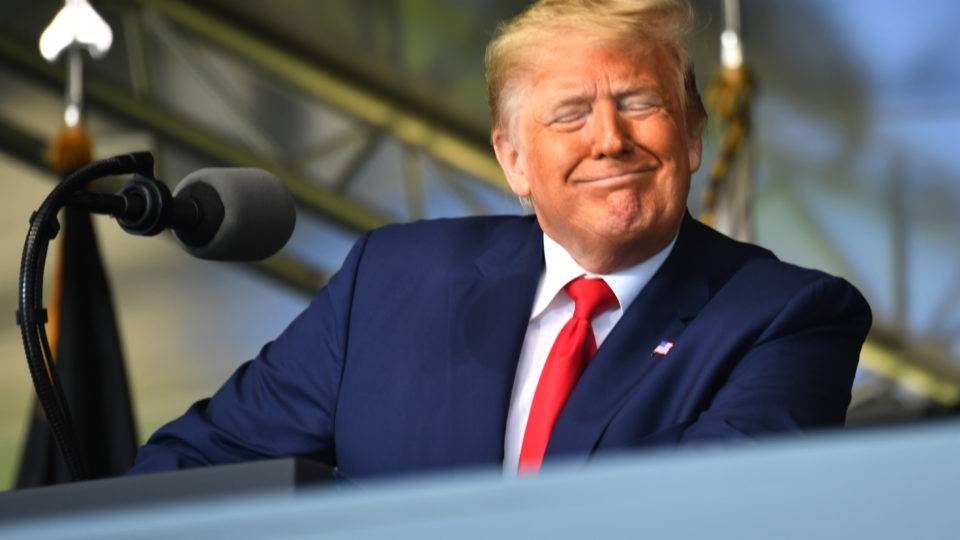 O presidente americano Donald Trump