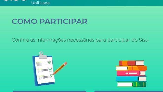Página inicial do site do Sisu