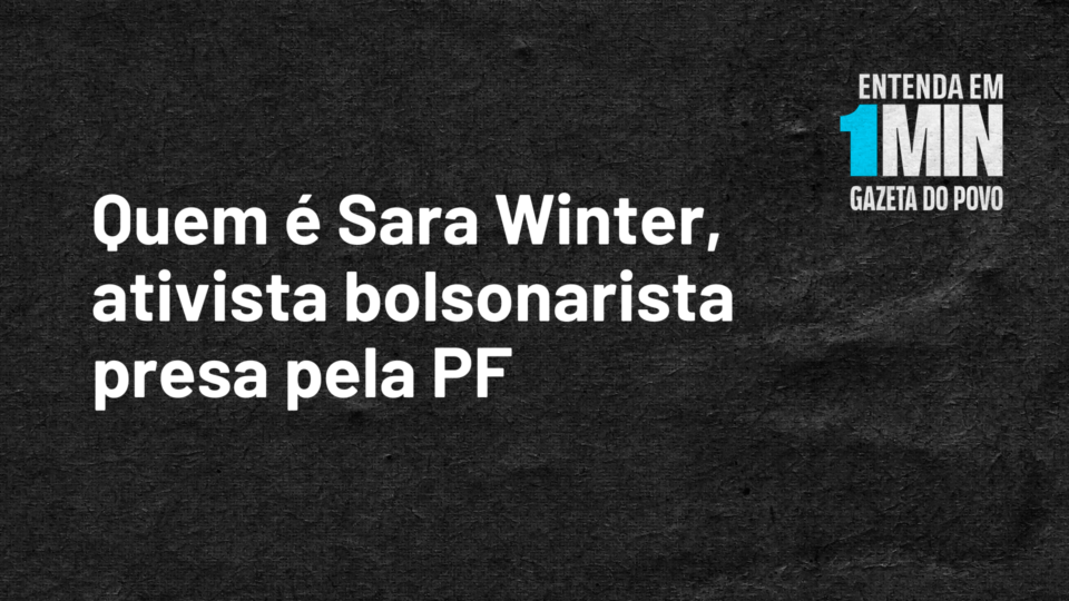 Sara Winter se tornou um dos principais nomes pró-Bolsonaro nas redes sociais.