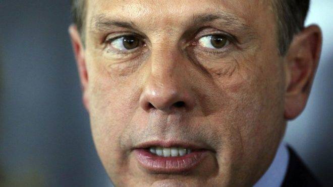 O governador de São Paulo, João Doria