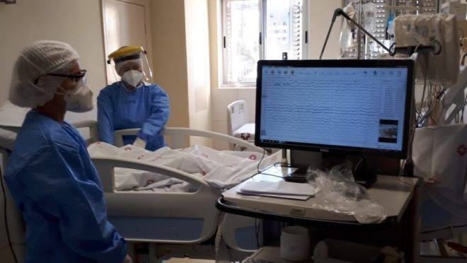Hospital de Clínicas atingiu 100% de ocupação das UTIs Covid para adultos na segunda-feira