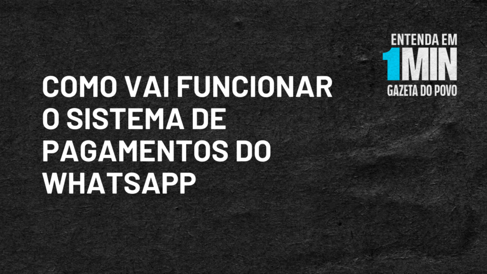 WhatsApp passou a permitir o envio e recebimento de pagamentos pelo aplicativo