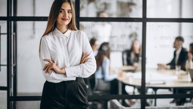 Executive business woman in an office