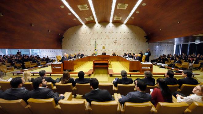 Plenário do Supremo Tribunal Federal (STF) em sessão em novembro de 2019