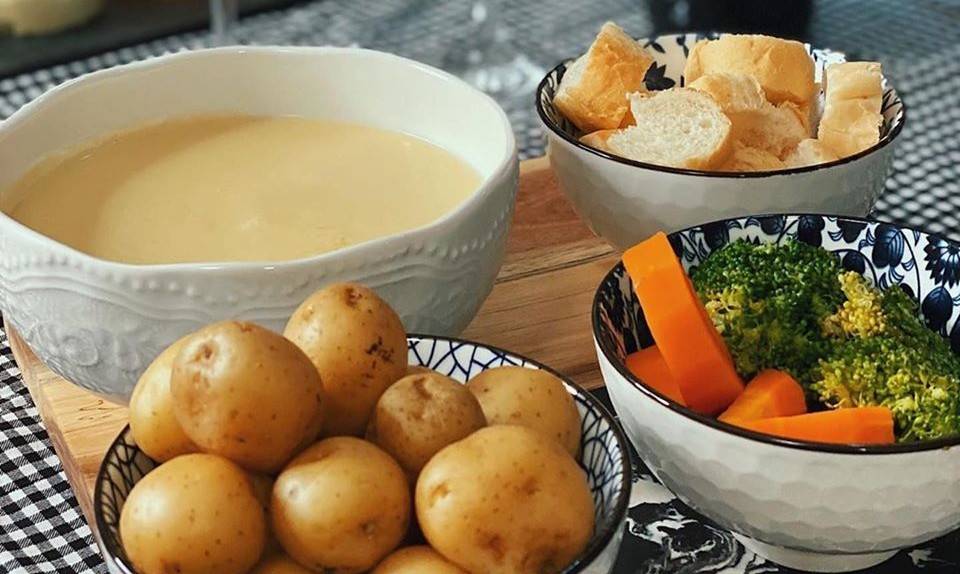 Fondue de queijo do Château de Gazon. Foto: Divulgação Fondue de queijo do Château de Gazon. Foto: Divulgação