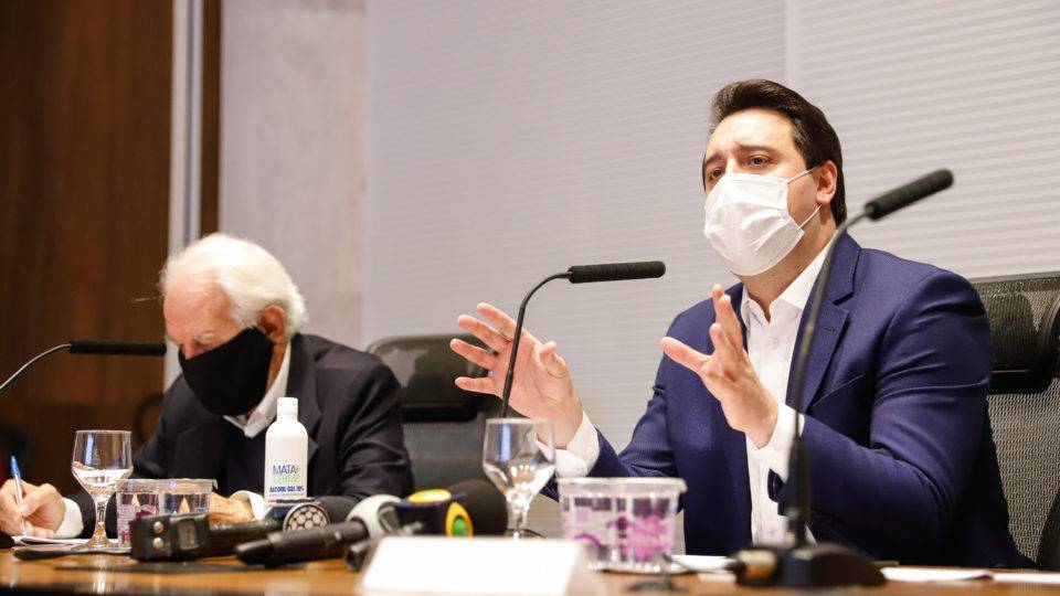 Decretos governamentais: é proibido, mas se quiser, pode Governador do Paraná Ratinho Junior anuncia medidas restritivas contra Covid-19