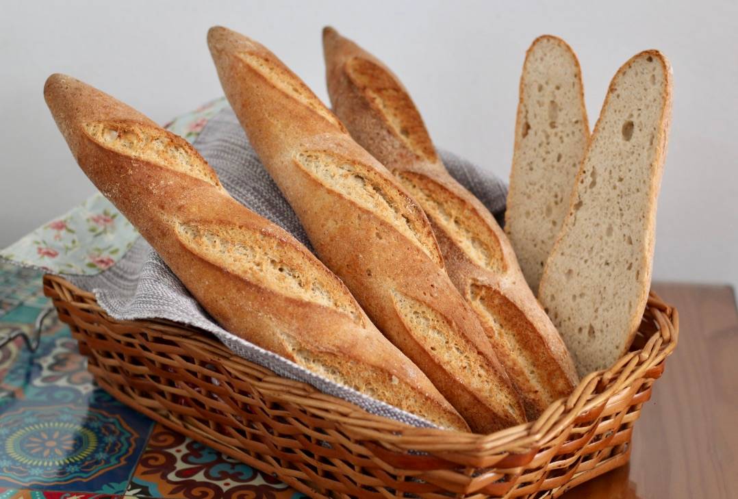 Baguete sem glúten, receita de Carla Serrano. Foto: Divulgação Baguete sem glúten, receita de Carla Serrano. Foto: Divulgação