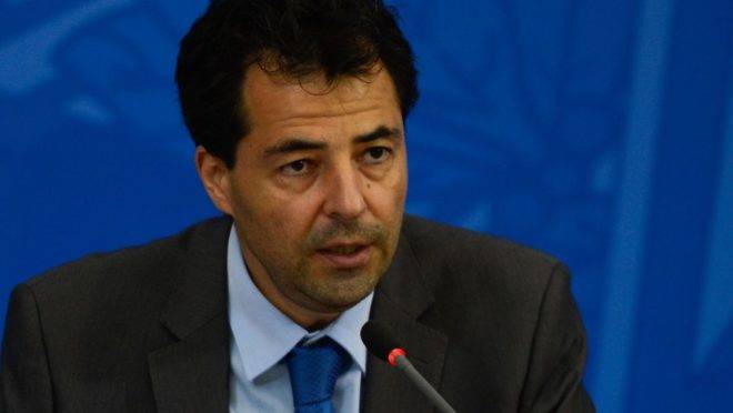 Secretário de Política Econômica do Ministério da Economia, Adolfo Sachsida,durante fala à imprensa no Palácio do Planalto.