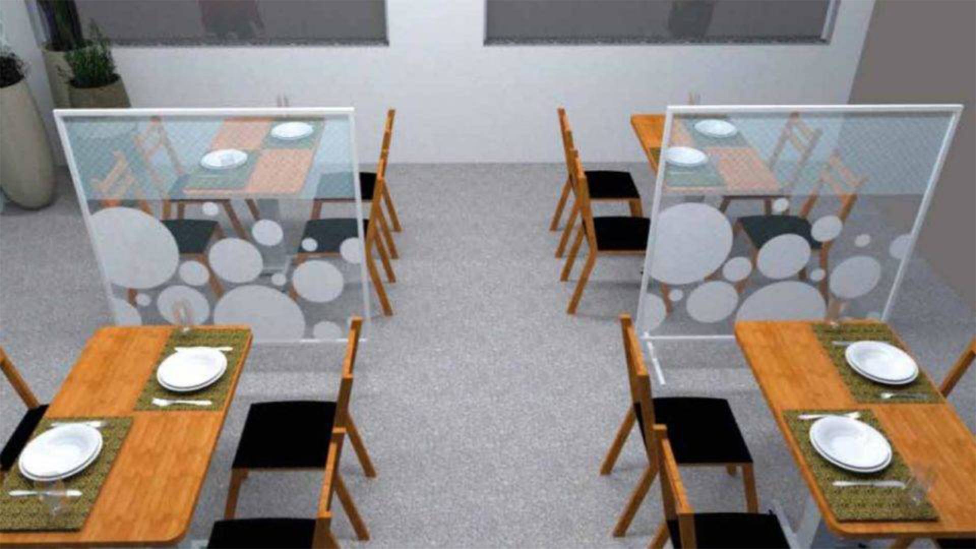 Separadores de mesas