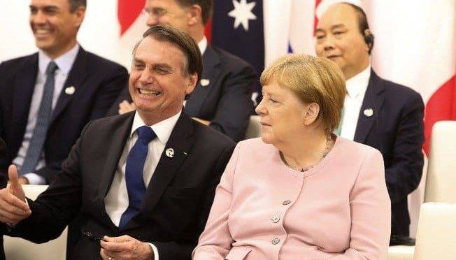 Bolsonaro e Angela Merkel são essenciais para tirar o acordo UE-Mercosul do papel