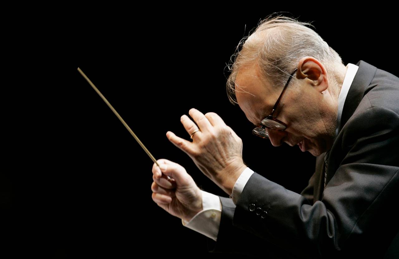 O compositor italiano Ennio Morricone