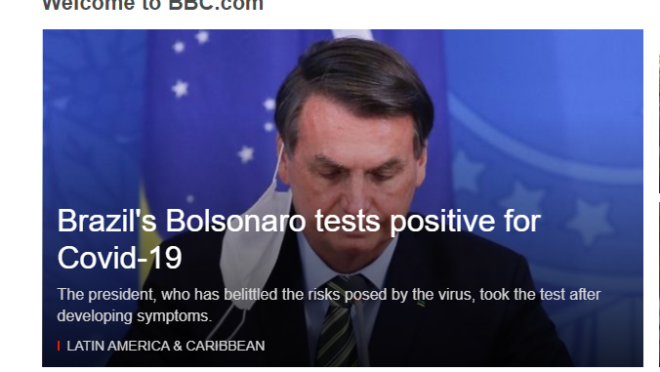 imprensa internacional bolsonaro