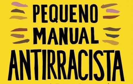 Detalhe da capa do livro "Pequeno Manual Antirracista", da ativista Djamila Ribeiro